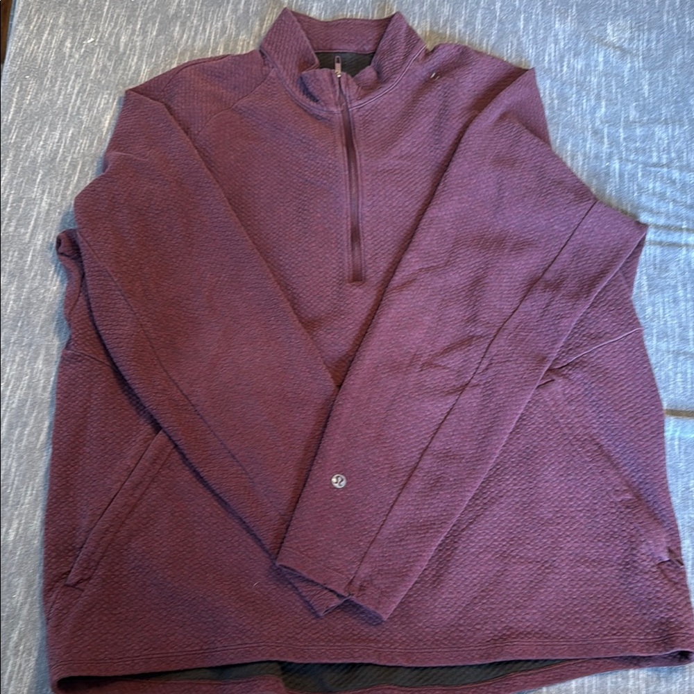 Men's Lululemon At Ease Quarter-Zip Sweater